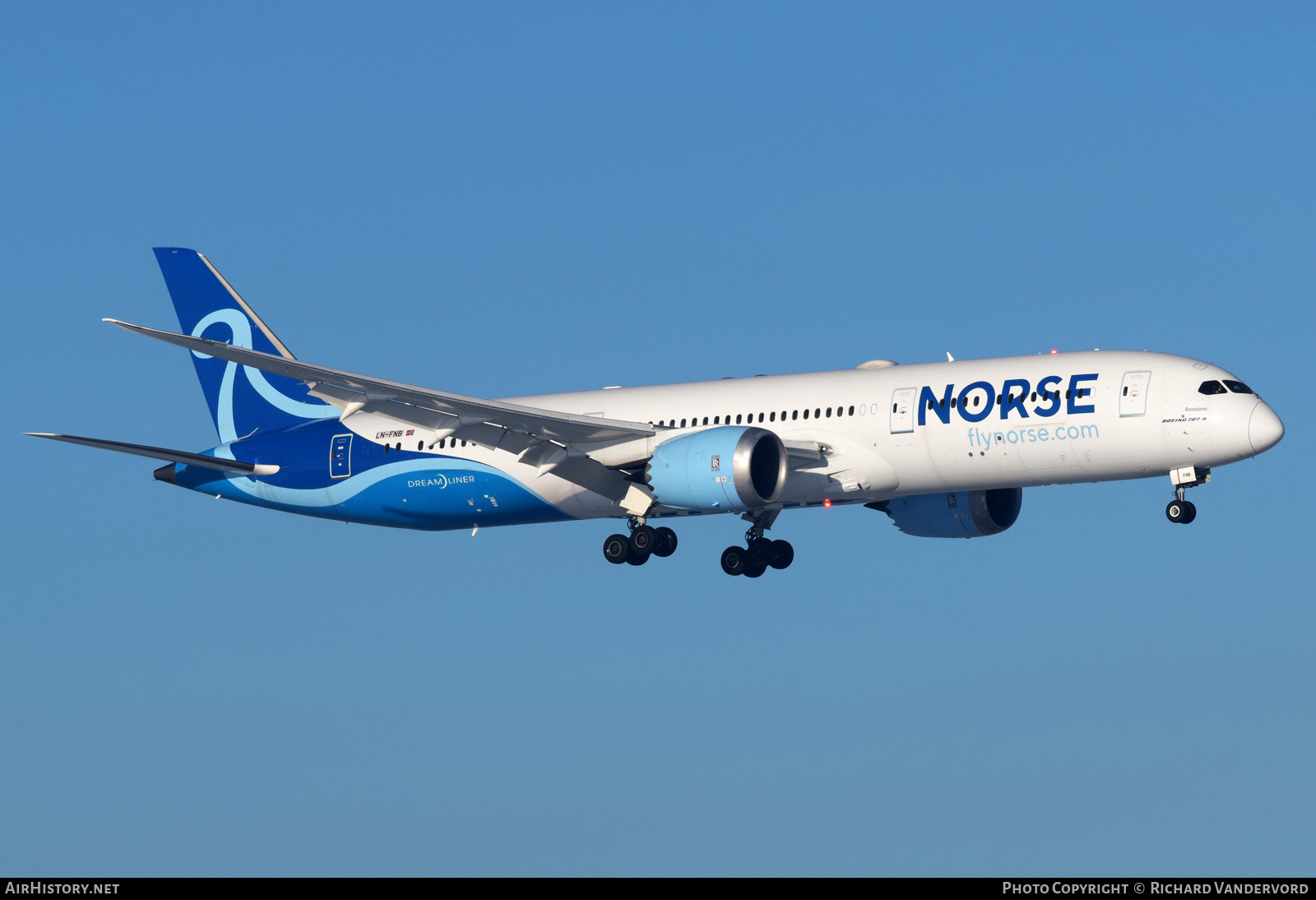Aircraft Photo of LN-FNB | Boeing 787-9 Dreamliner | Norse Atlantic Airways | AirHistory.net #530431