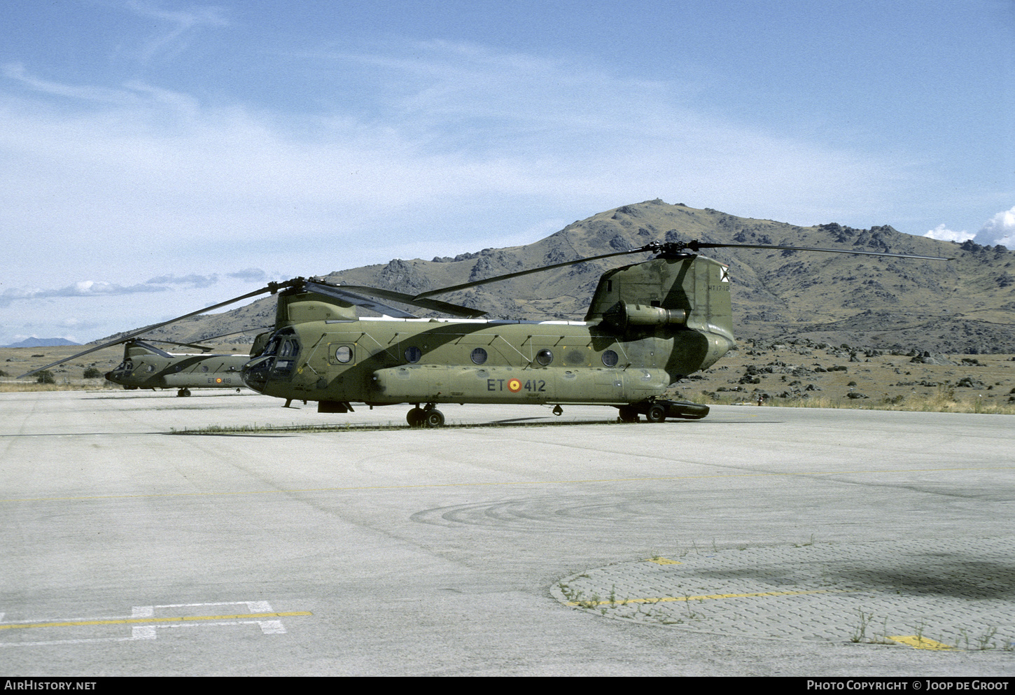 Aircraft Photo of HT17-12 | Boeing Vertol CH-47C Chinook | Spain - Army | AirHistory.net #530435