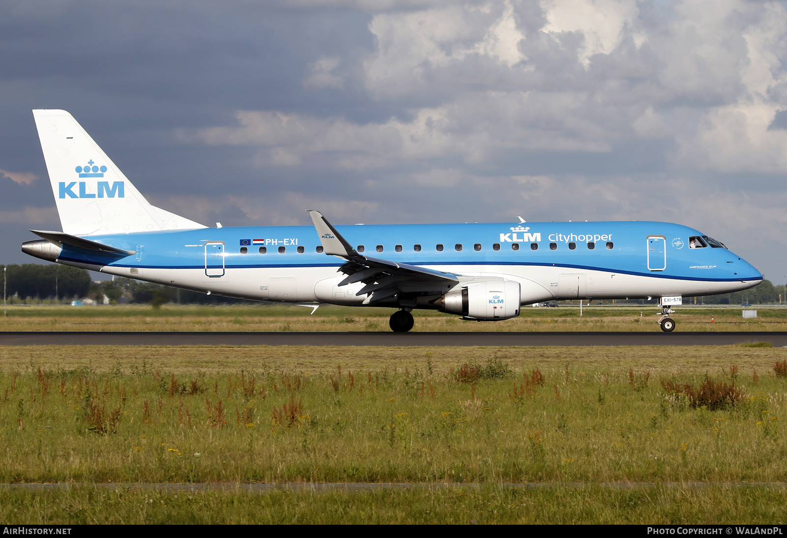 Aircraft Photo of PH-EXI | Embraer 175STD (ERJ-170-200STD) | KLM Cityhopper | AirHistory.net #530444