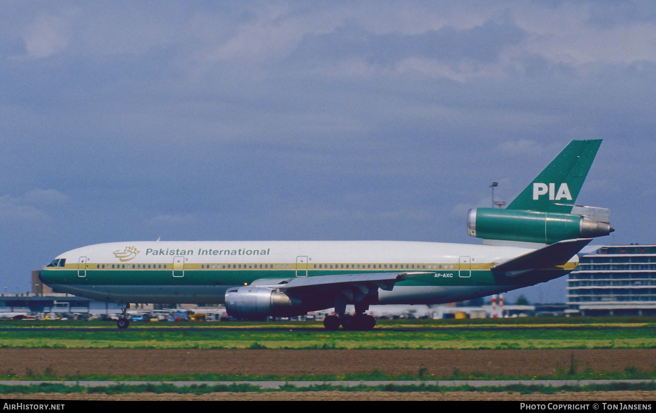 Aircraft Photo of AP-AXC | McDonnell Douglas DC-10-30 | Pakistan International Airlines - PIA | AirHistory.net #530463