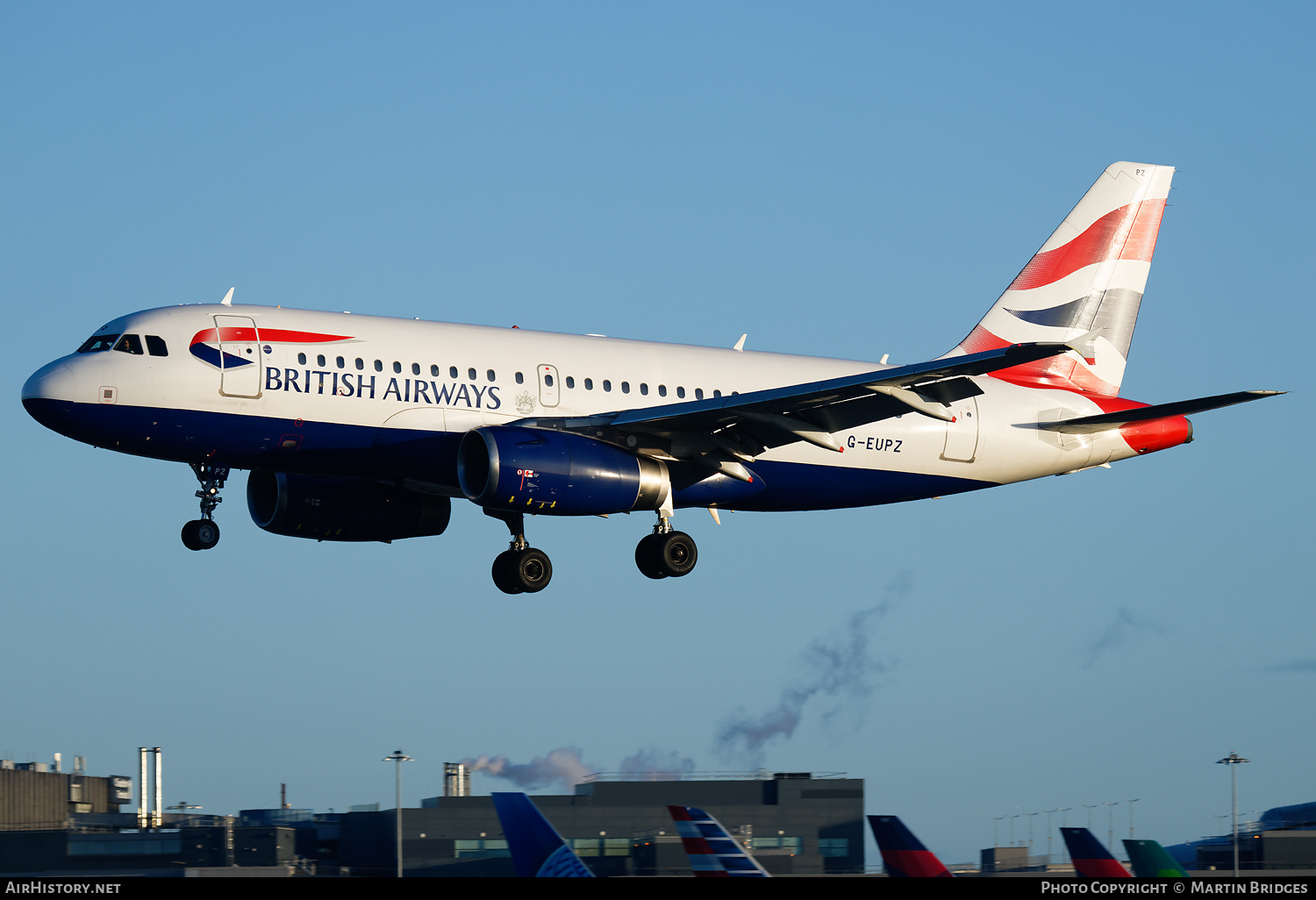 Aircraft Photo of G-EUPZ | Airbus A319-131 | British Airways | AirHistory.net #530479