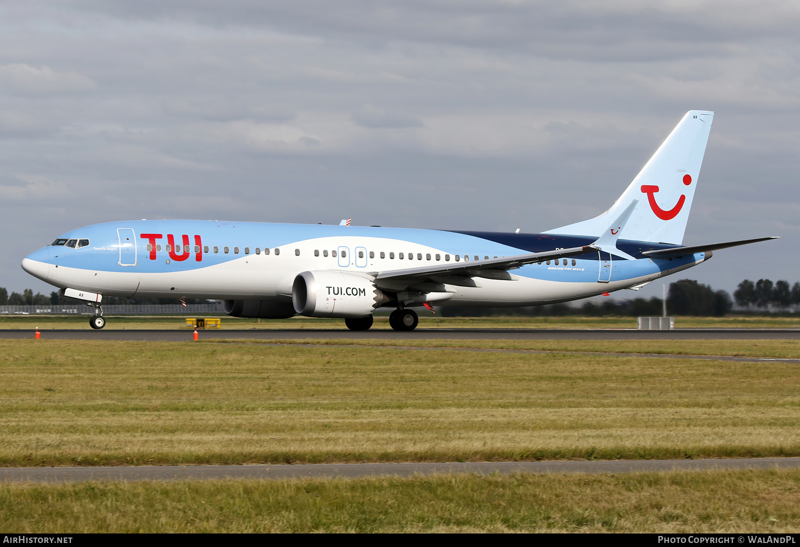 Aircraft Photo of OO-MAX | Boeing 737-8 Max 8 | TUI | AirHistory.net #530481