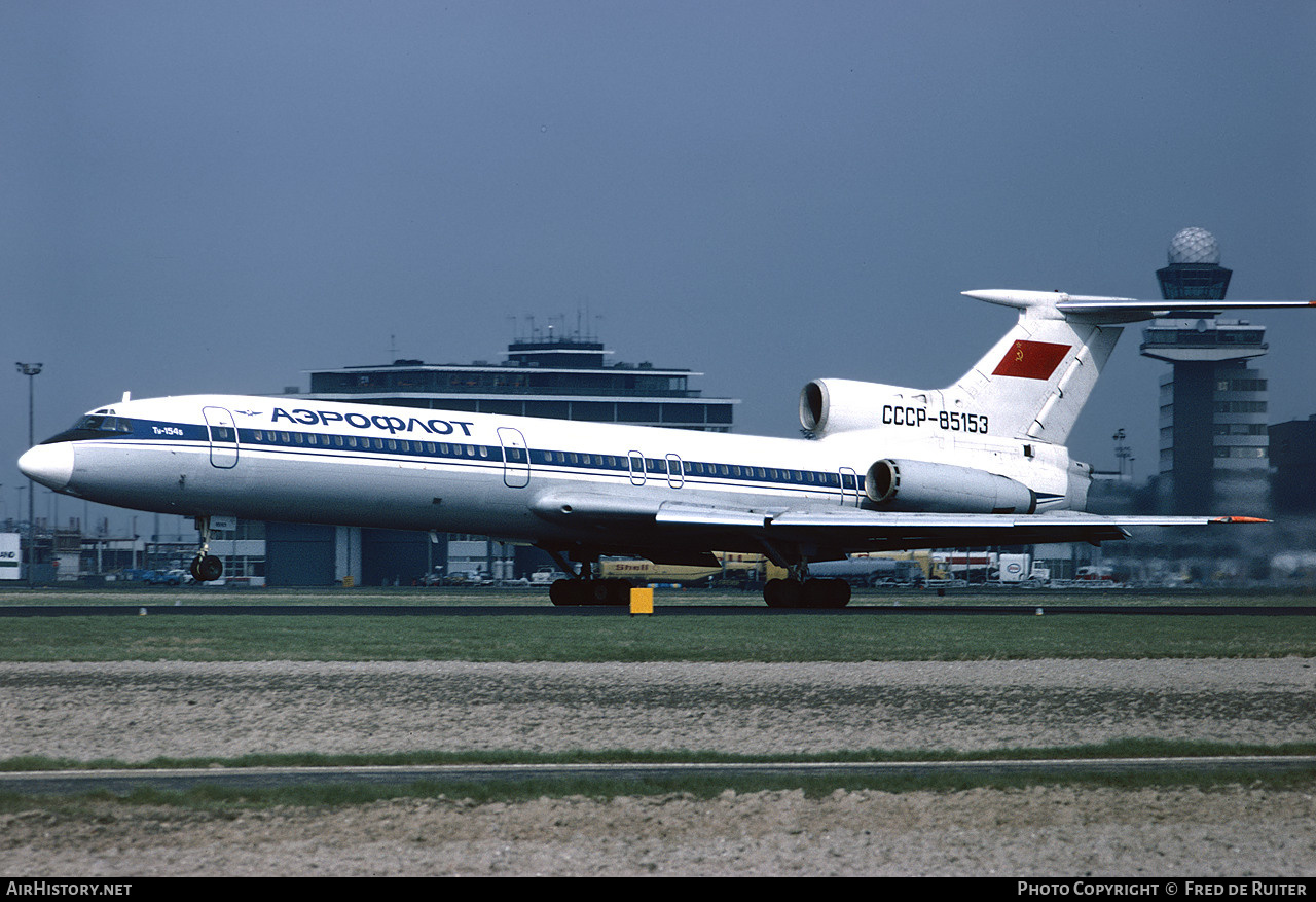 Aircraft Photo of CCCP-85153 | Tupolev Tu-154B | Aeroflot | AirHistory.net #530482