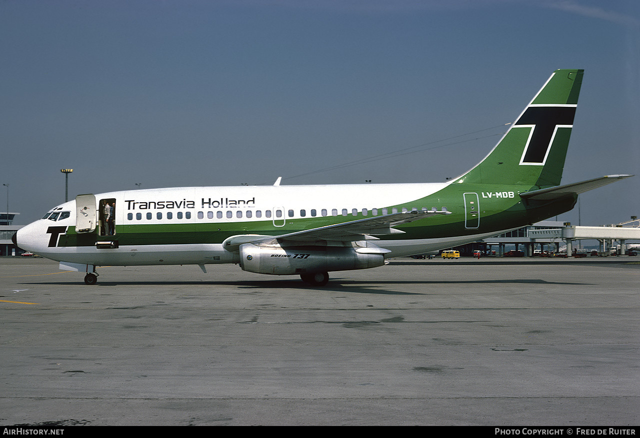 Aircraft Photo of LV-MDB | Boeing 737-2K2C/Adv | Transavia Holland | AirHistory.net #530483