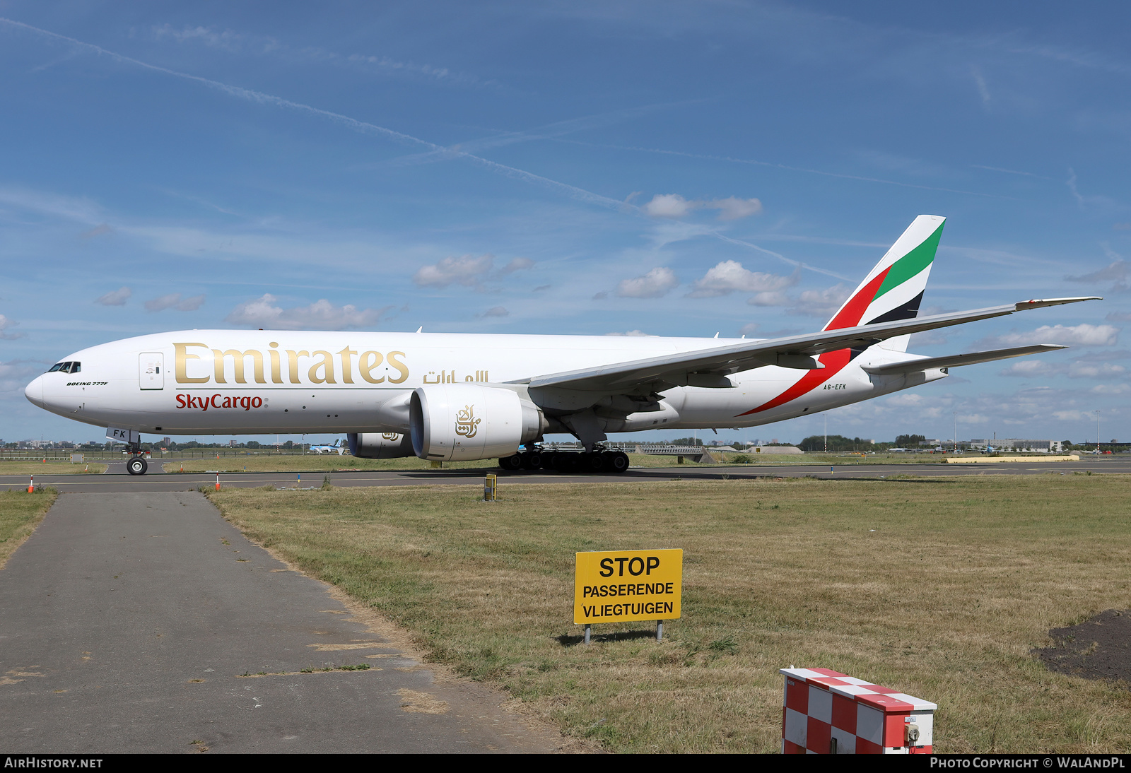 Aircraft Photo of A6-EFK | Boeing 777-F1H | Emirates SkyCargo | AirHistory.net #530496