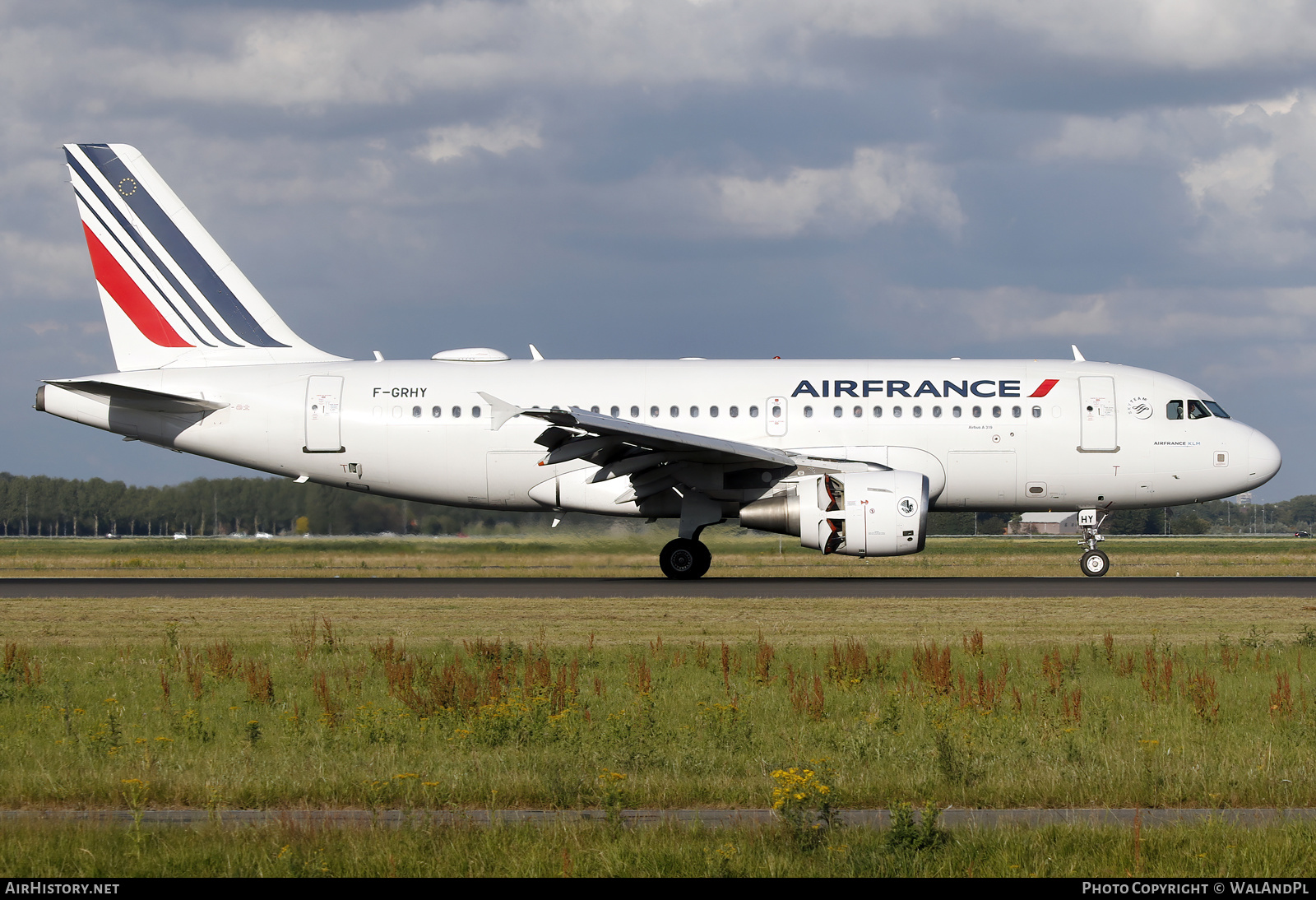 Aircraft Photo of F-GRHY | Airbus A319-111 | Air France | AirHistory.net #530498