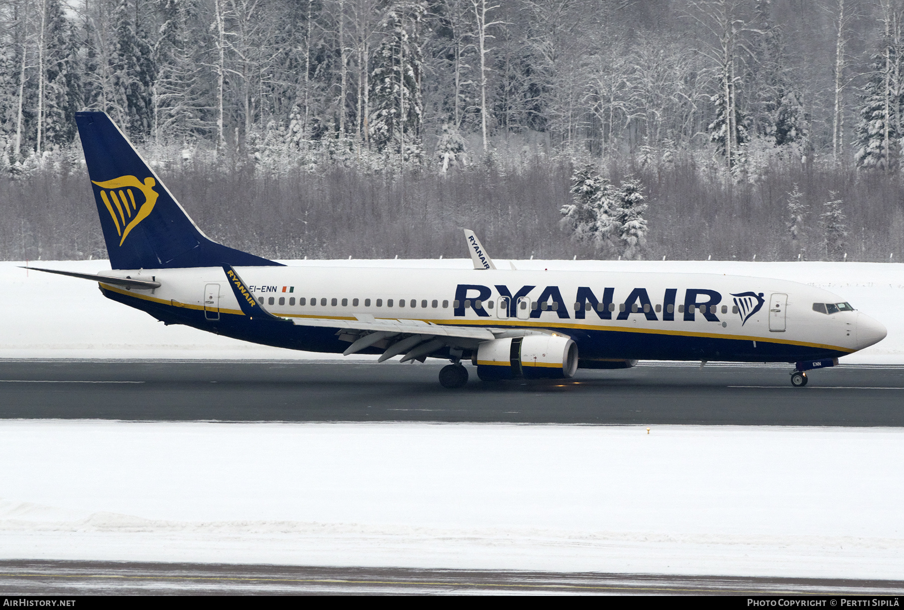 Aircraft Photo of EI-ENN | Boeing 737-8AS | Ryanair | AirHistory.net #530508