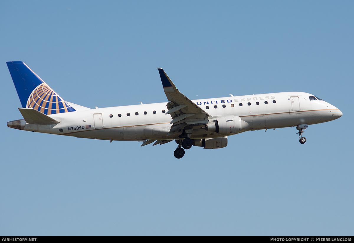 Aircraft Photo of N750YX | Embraer 175LR (ERJ-170-200LR) | United Express | AirHistory.net #530514