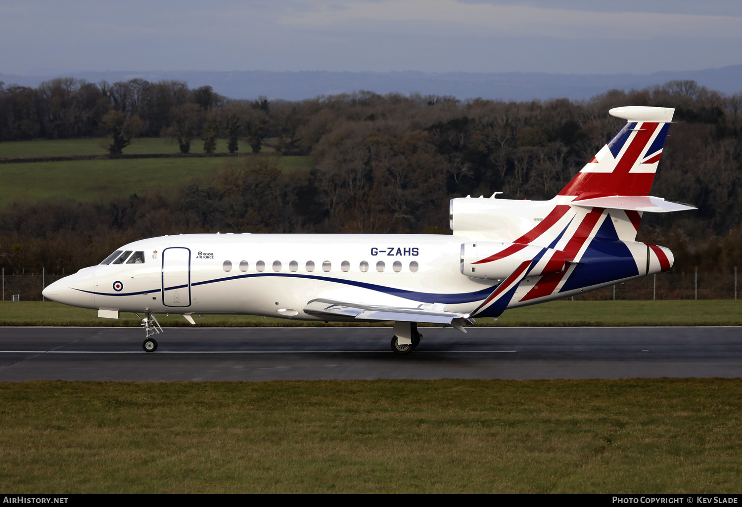 Aircraft Photo of G-ZAHS | Dassault Falcon 900LX Envoy IV CC.1 | UK - Air Force | AirHistory.net #530528