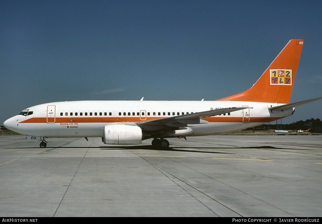 Aircraft Photo of D-AGEO | Boeing 737-75B | Germania | AirHistory.net #530571