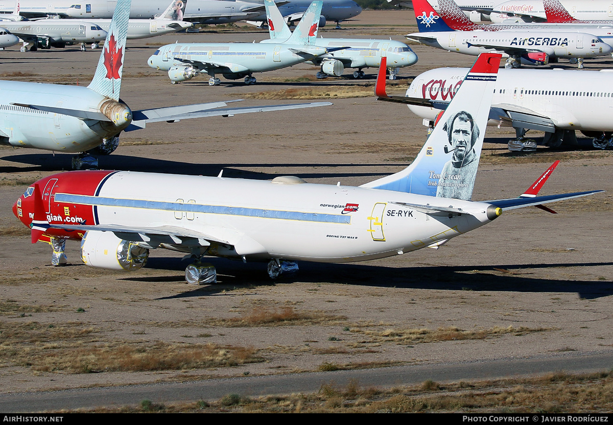 Aircraft Photo of SE-RYK | Boeing 737-8 Max 8 | Norwegian | AirHistory.net #530572