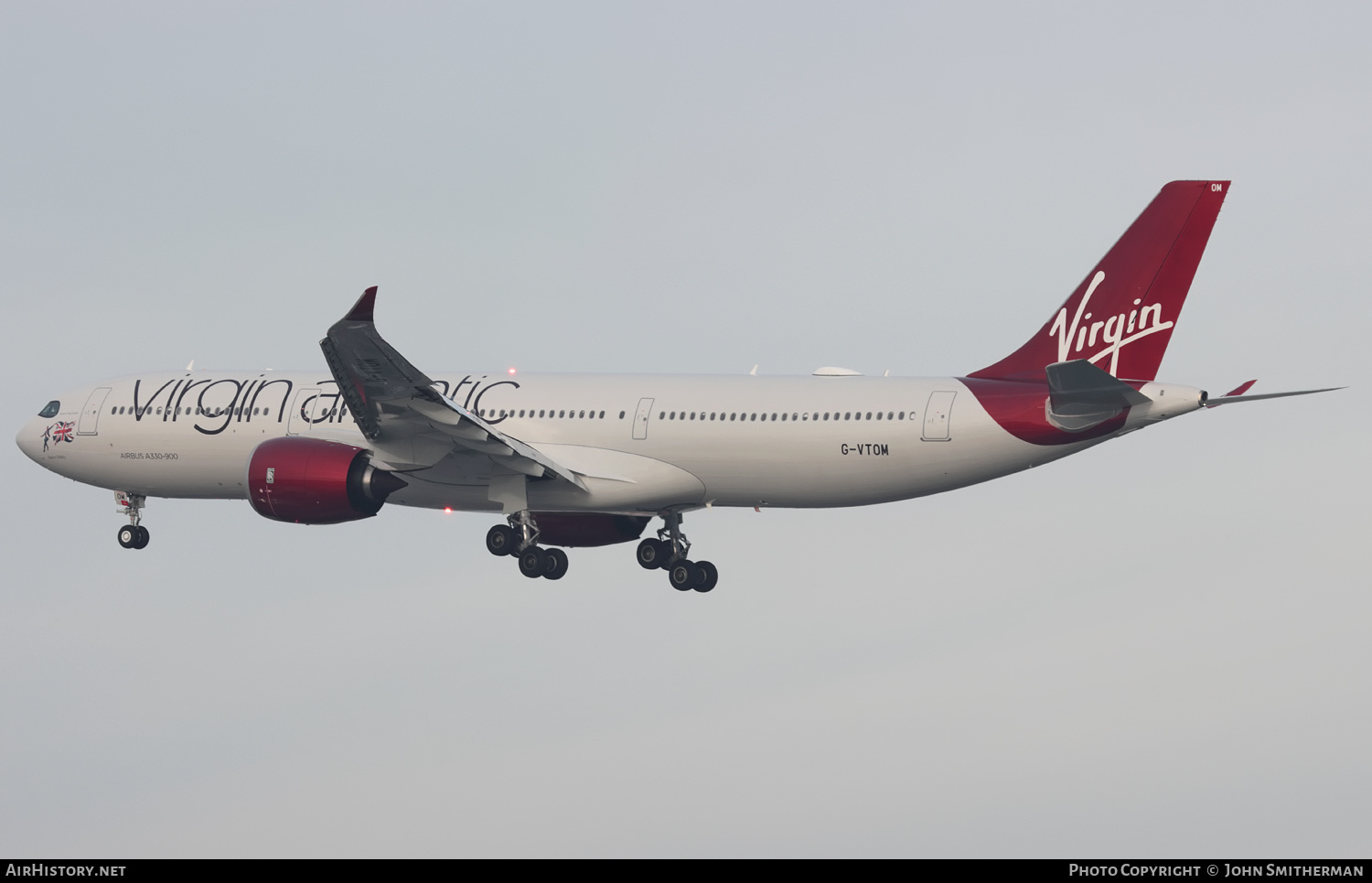Aircraft Photo of G-VTOM | Airbus A330-941N | Virgin Atlantic Airways | AirHistory.net #530581