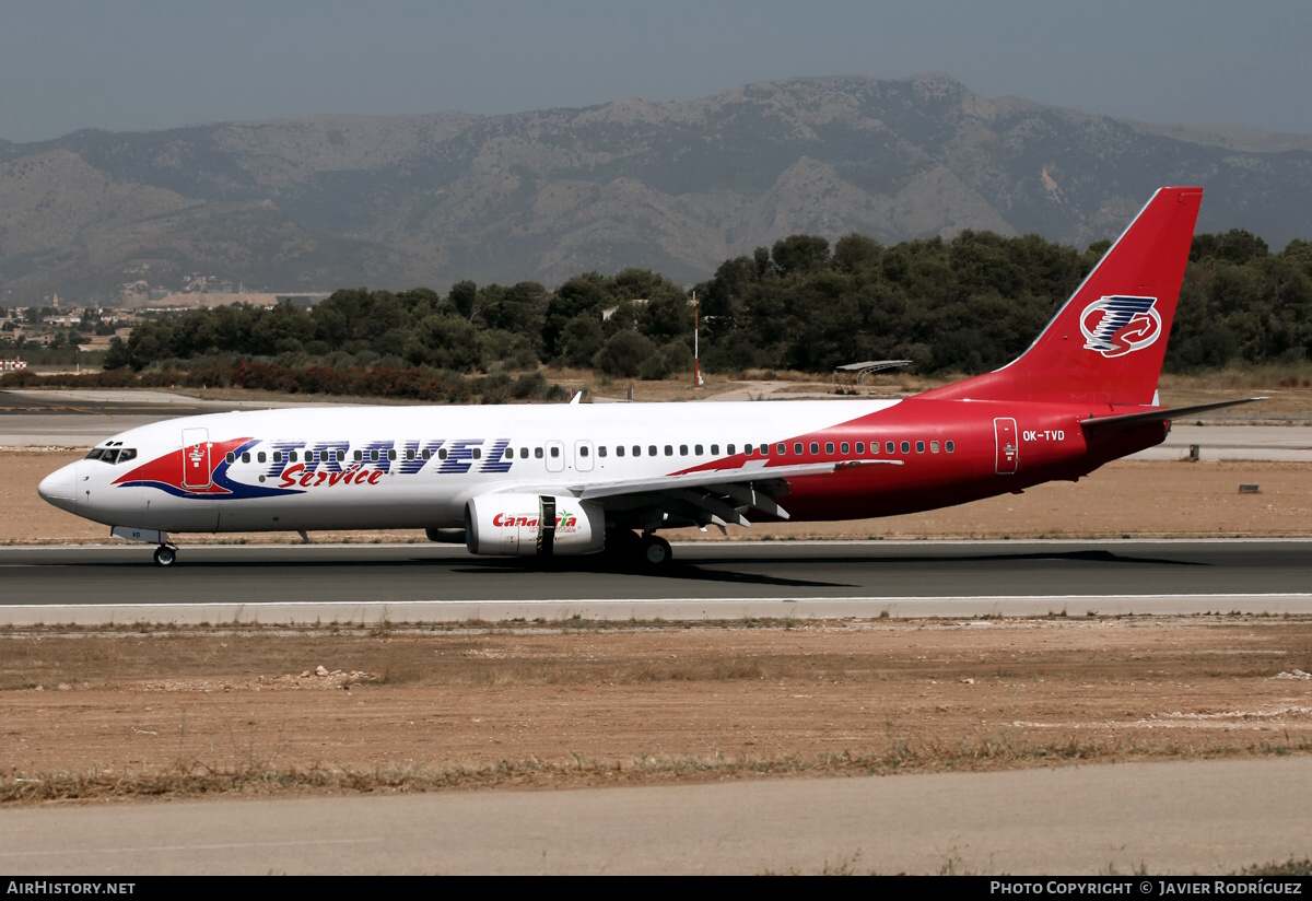 Aircraft Photo of OK-TVD | Boeing 737-86N | Travel Service | AirHistory.net #530596