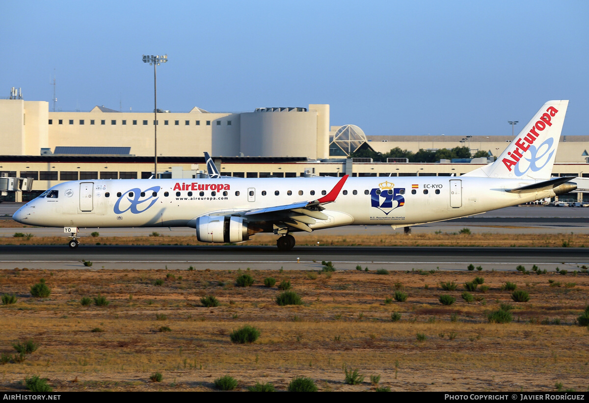 Aircraft Photo of EC-KYO | Embraer 195SR (ERJ-190-200SR) | Air Europa | AirHistory.net #530601