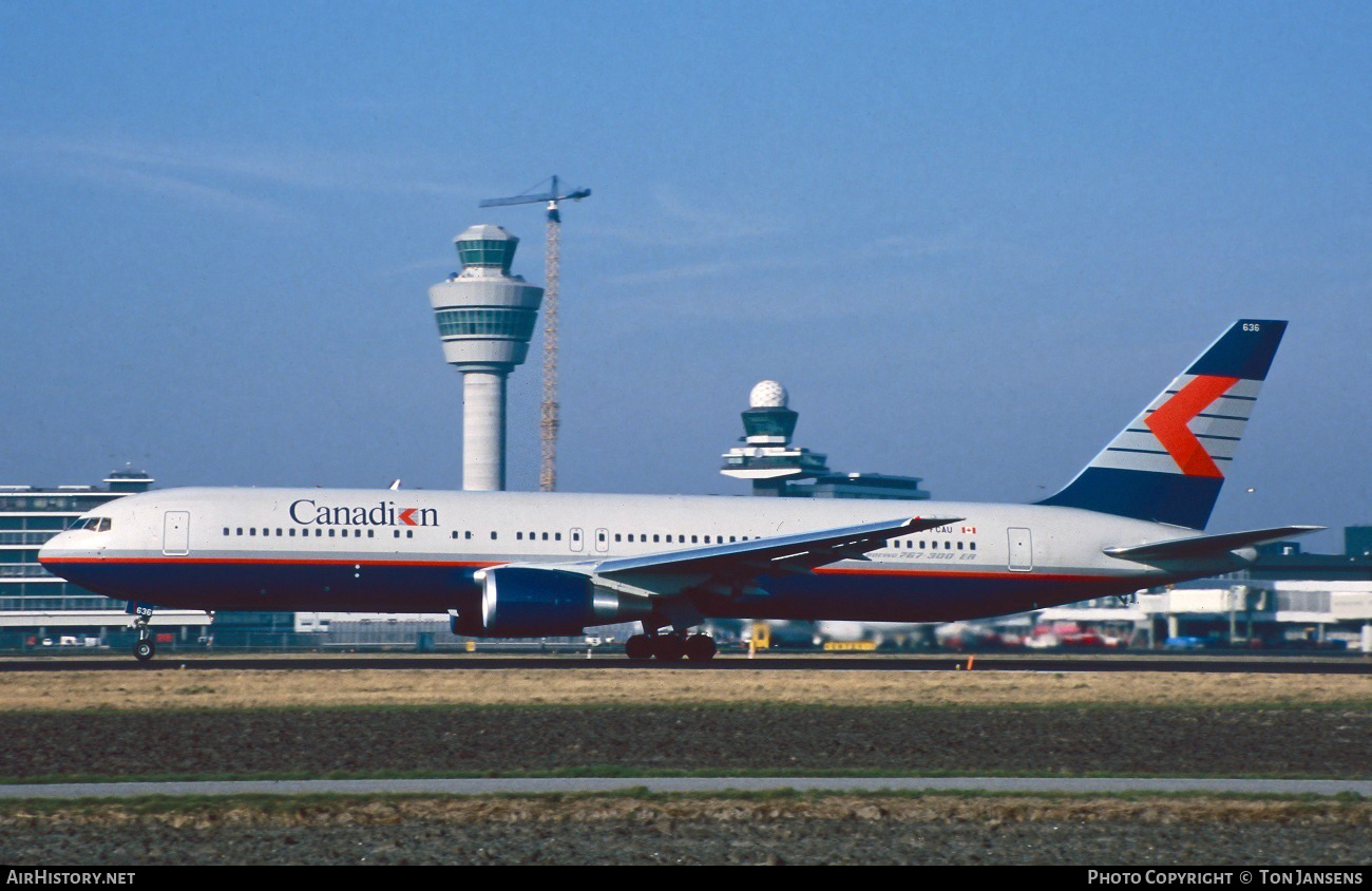 Aircraft Photo of C-FCAU | Boeing 767-375/ER | Canadian Airlines | AirHistory.net #530610