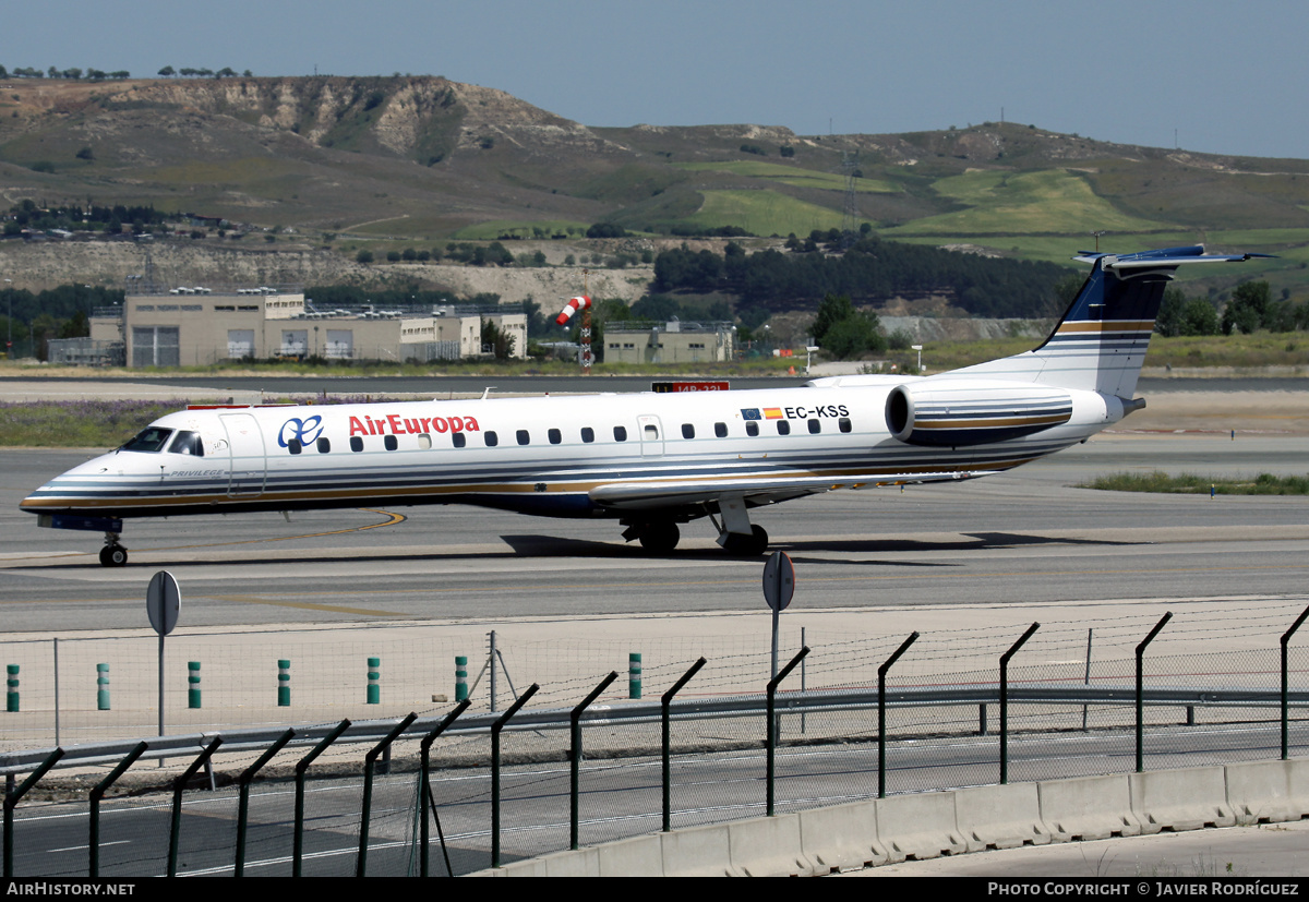 Aircraft Photo of EC-KSS | Embraer ERJ-145MP (EMB-145MP) | Air Europa | AirHistory.net #530626