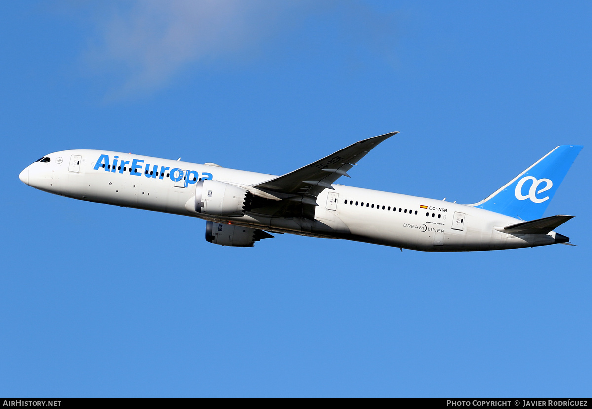 Aircraft Photo of EC-NGM | Boeing 787-9 Dreamliner | Air Europa | AirHistory.net #530629