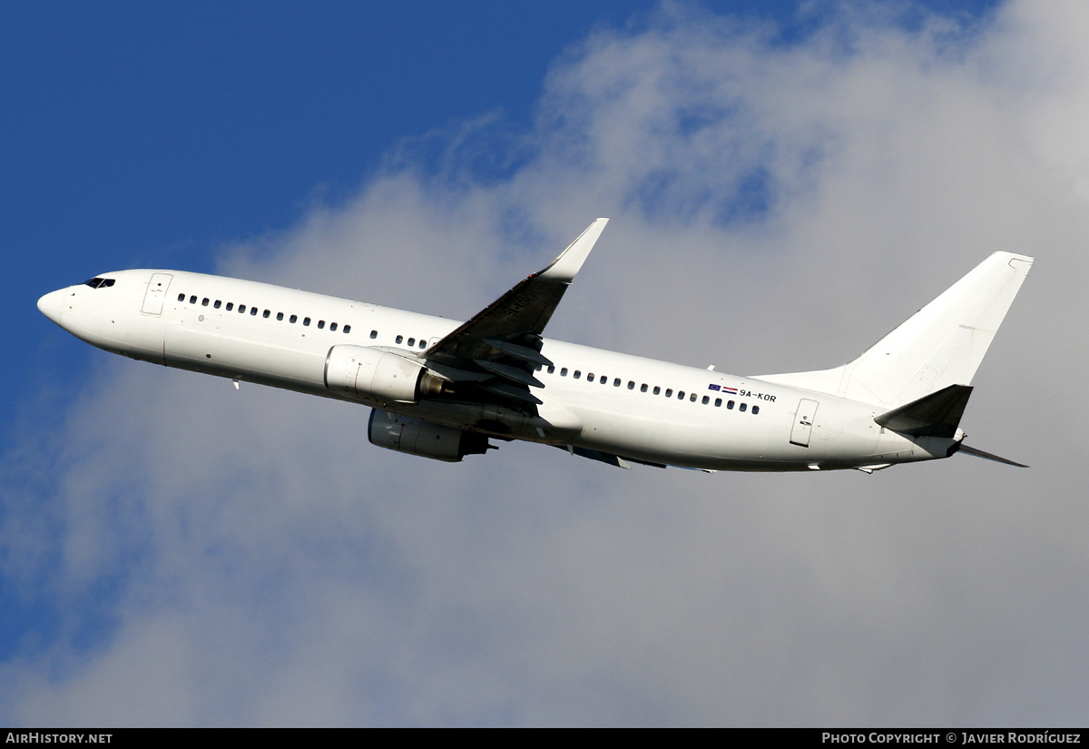 Aircraft Photo of 9A-KOR | Boeing 737-8GJ | AirHistory.net #530660