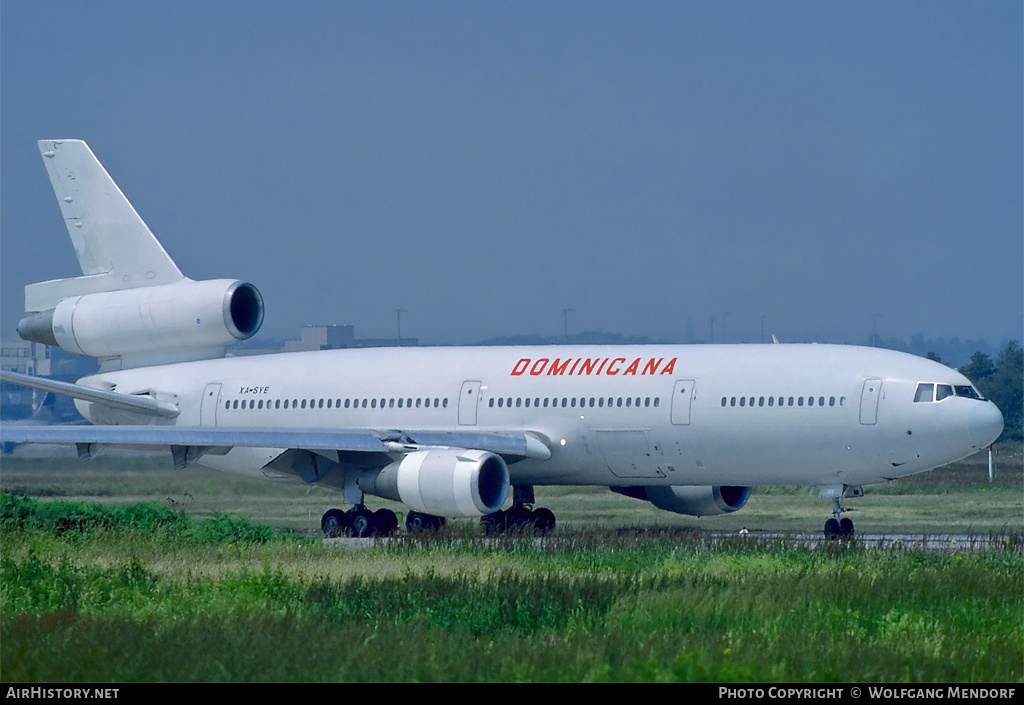 Aircraft Photo of XA-SYE | McDonnell Douglas DC-10-30 | Dominicana | AirHistory.net #530665