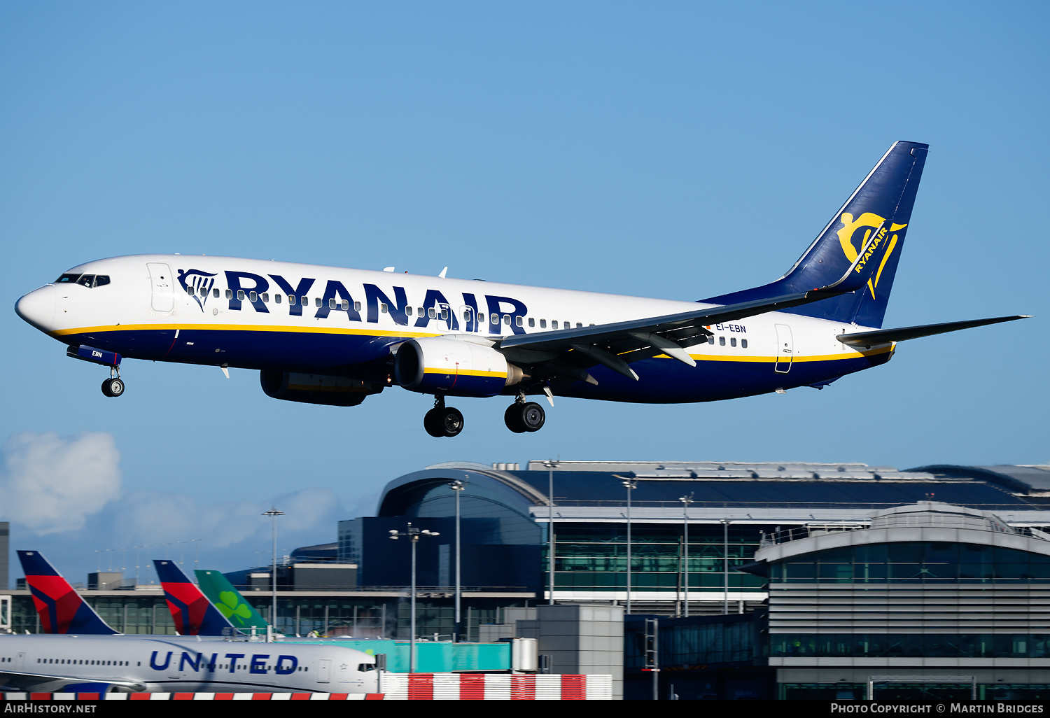 Aircraft Photo of EI-EBN | Boeing 737-8AS | Ryanair | AirHistory.net #530667