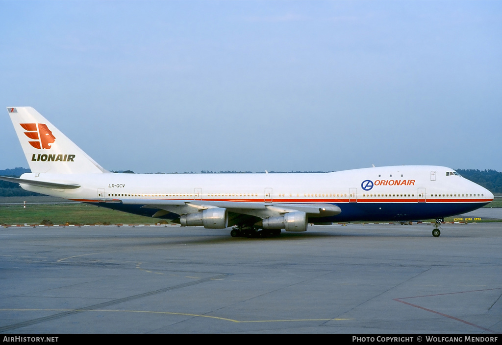 Aircraft Photo of LX-GCV | Boeing 747-121 | Orion Air | AirHistory.net #530668
