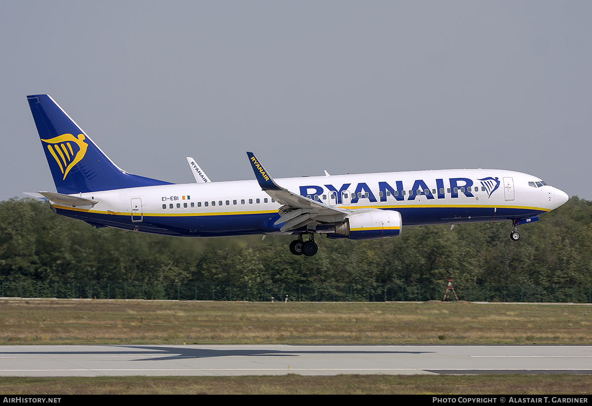 Aircraft Photo of EI-EBI | Boeing 737-8AS | Ryanair | AirHistory.net #530671
