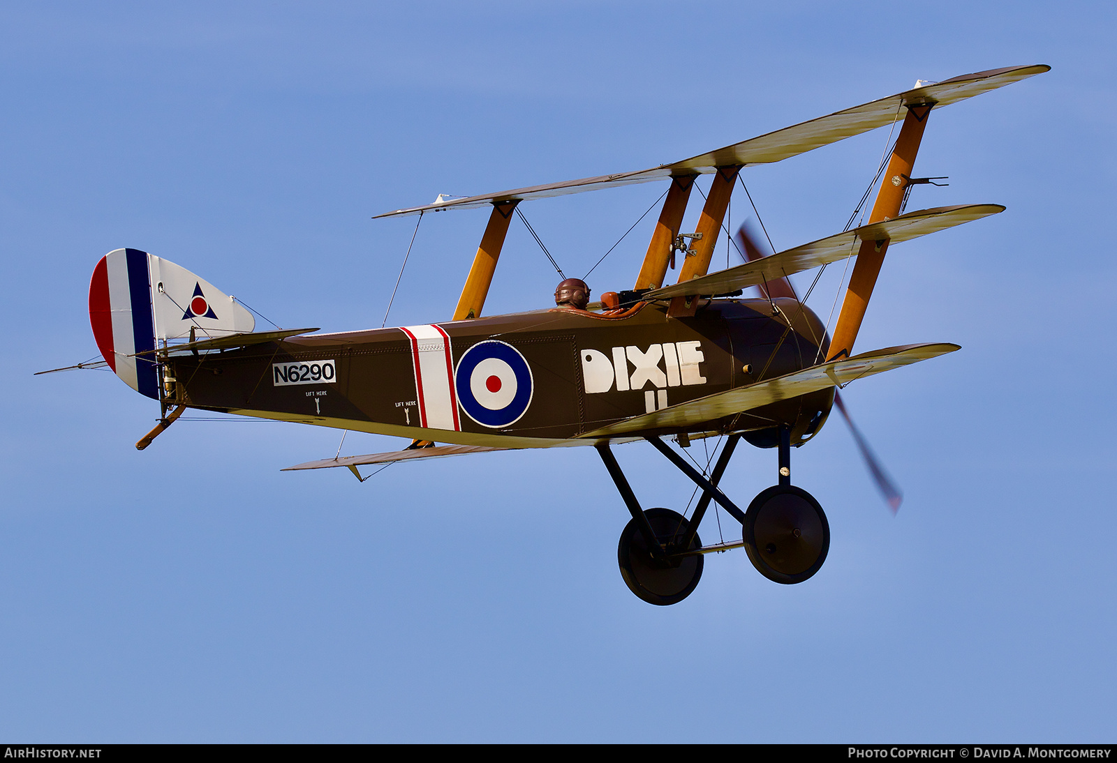 Aircraft Photo of G-BOCK / N6290 | Sopwith Triplane (replica) | UK - Air Force | AirHistory.net #530672
