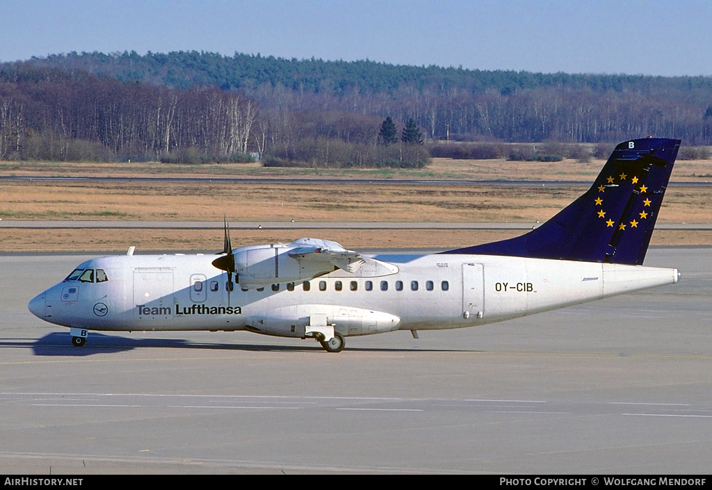 Aircraft Photo of OY-CIB | ATR ATR-42-300 | Team Lufthansa | AirHistory.net #530682