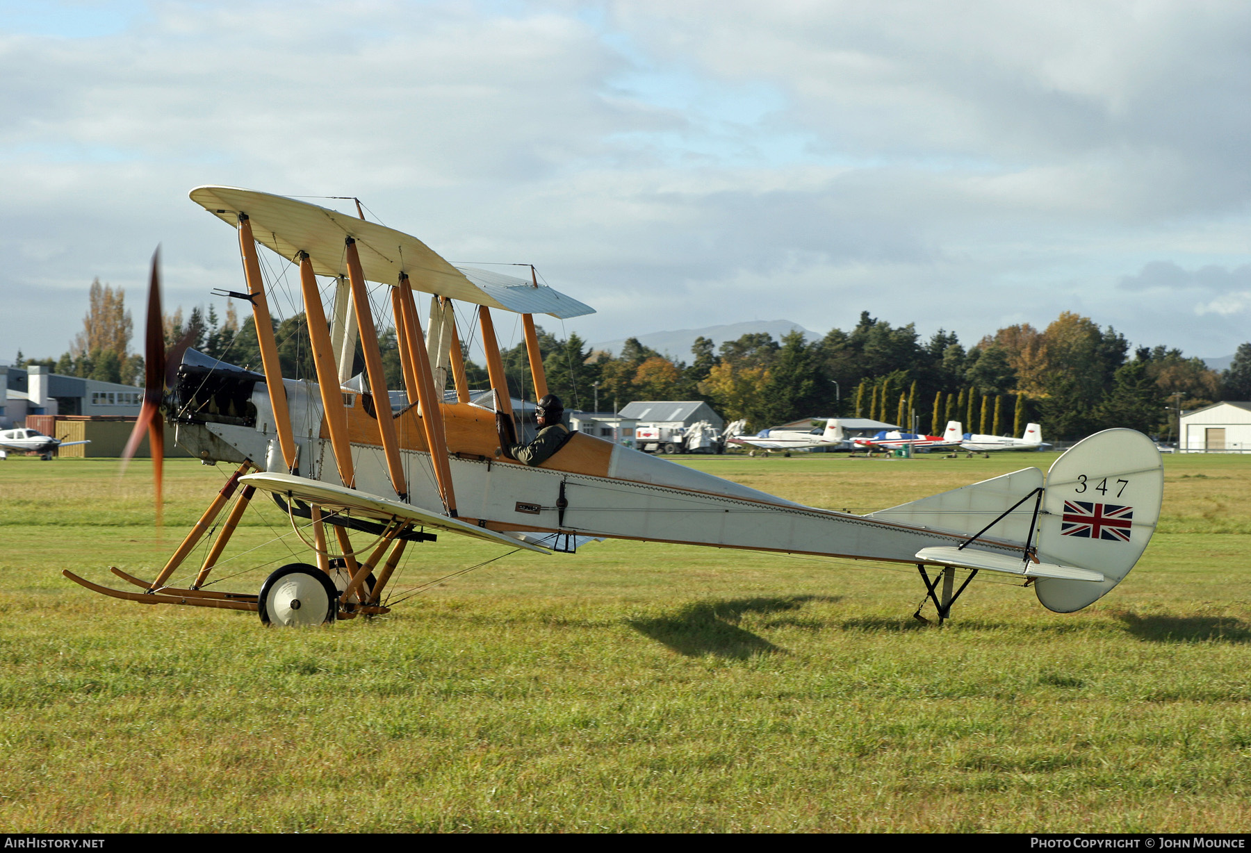 Aircraft Photo of ZK-TVA / 347 | Royal Aircraft Factory BE-2c-1 (replica) | UK - Air Force | AirHistory.net #530691