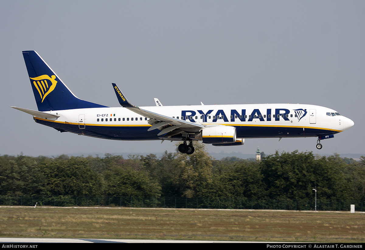 Aircraft Photo of EI-EFZ | Boeing 737-8AS | Ryanair | AirHistory.net #530693