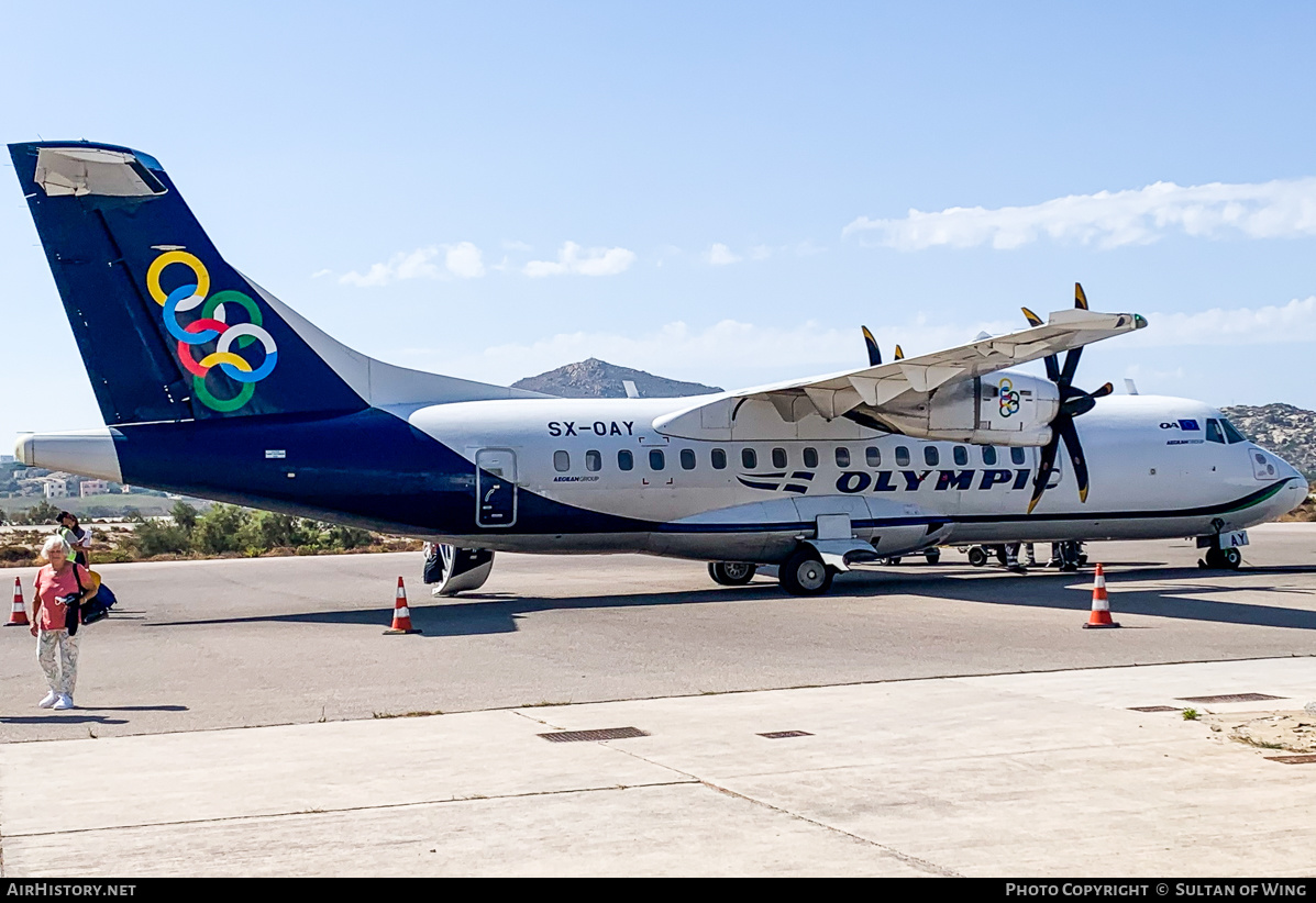 Aircraft Photo of SX-OAY | ATR ATR-42-600 | Olympic | AirHistory.net #530726