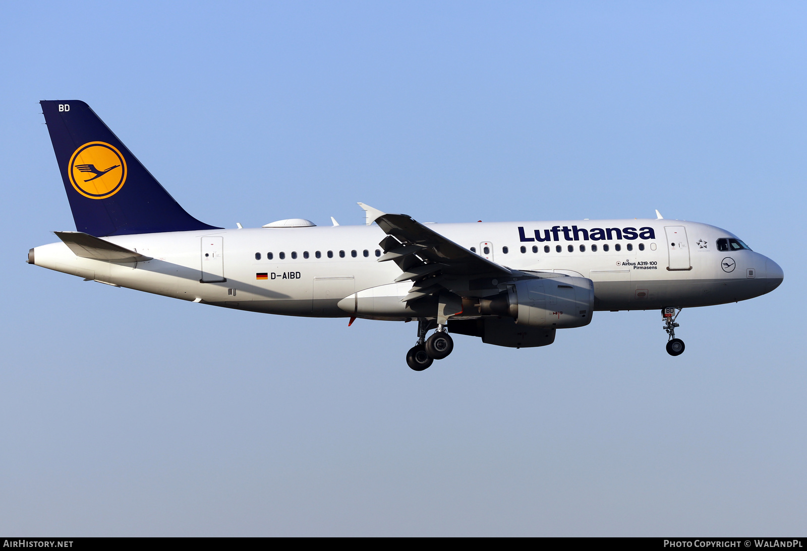 Aircraft Photo of D-AIBD | Airbus A319-112 | Lufthansa | AirHistory.net #530735