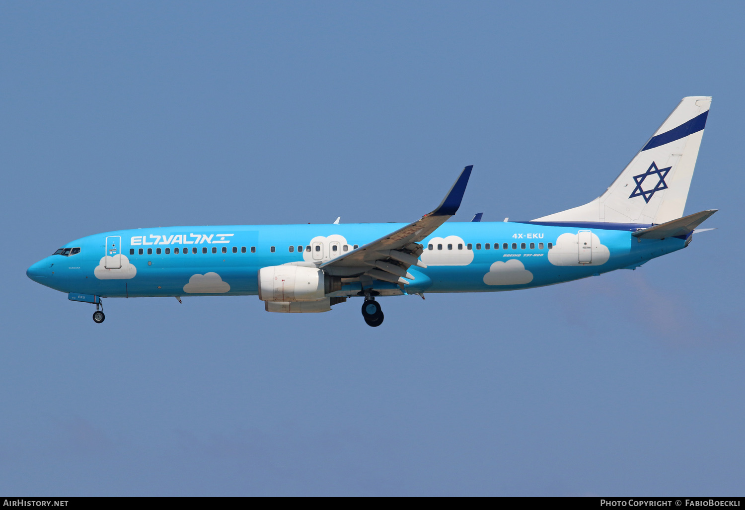 Aircraft Photo of 4X-EKU | Boeing 737-8Z9 | El Al Israel Airlines | AirHistory.net #530736