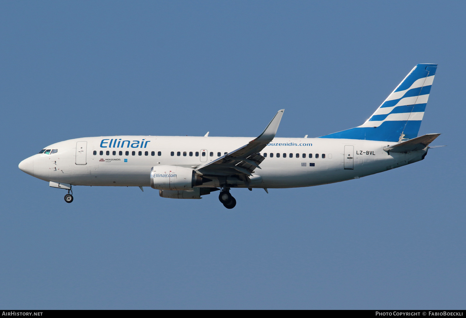 Aircraft Photo of LZ-BVL | Boeing 737-33S | Ellinair | AirHistory.net #530739