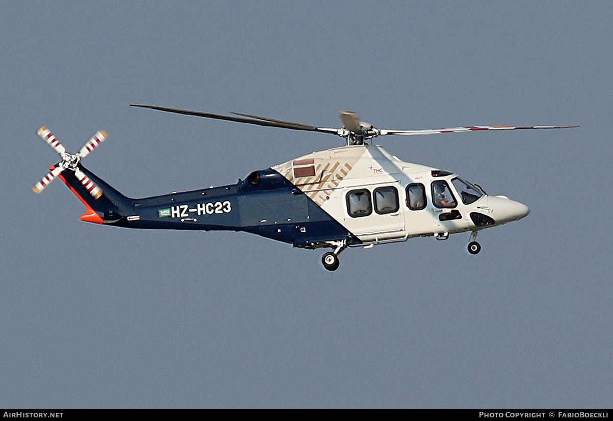 Aircraft Photo of HZ-HC23 | AgustaWestland AW-139 | THC - The Helicopter Company | AirHistory.net #530745