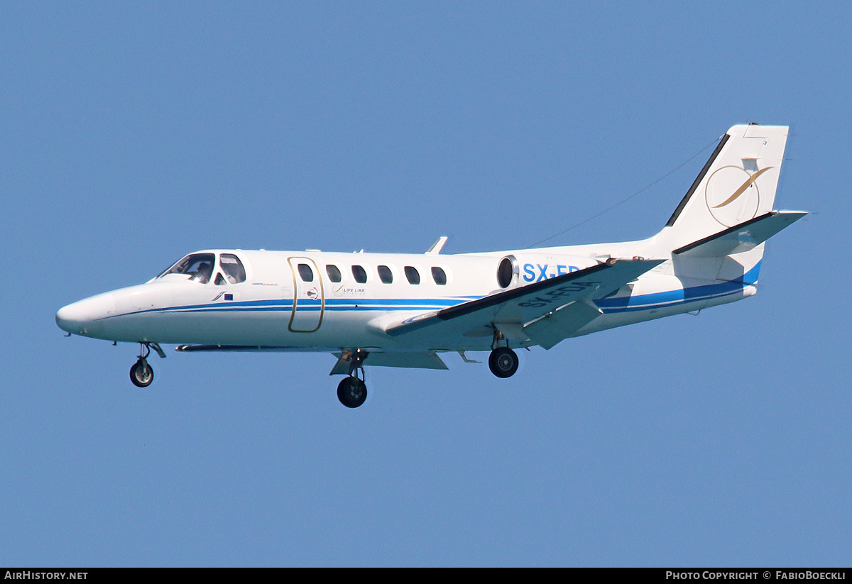 Aircraft Photo of SX-FDA | Cessna 550 Citation II | Life Line Aviation | AirHistory.net #530754
