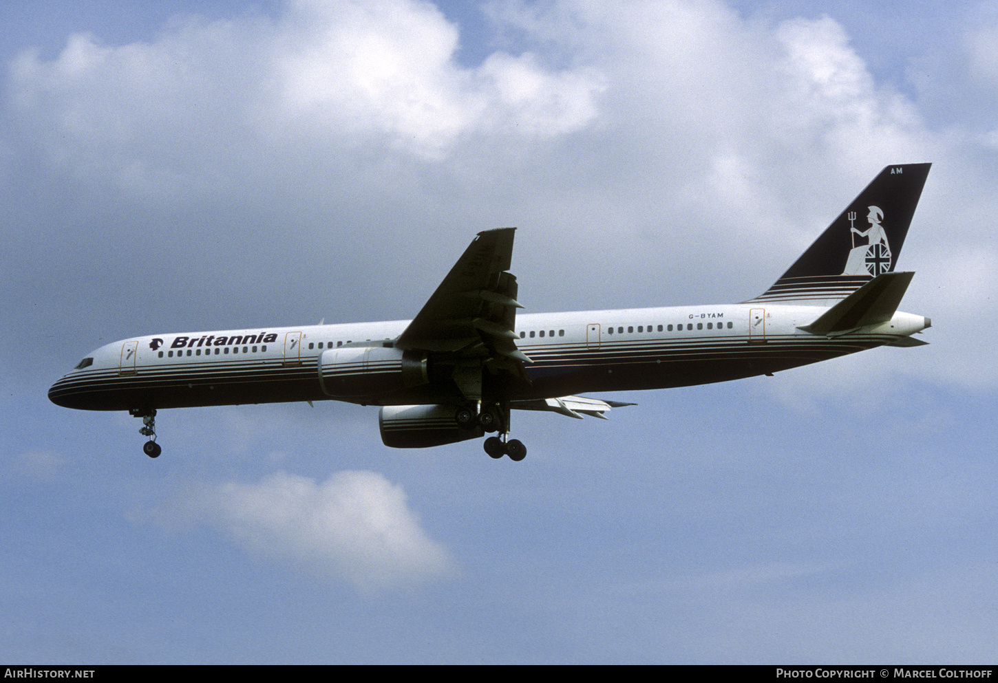 Aircraft Photo of G-BYAM | Boeing 757-2T7 | Britannia Airways | AirHistory.net #530819