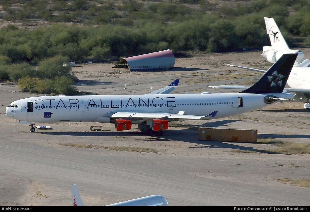 Aircraft Photo of OY-KBM | Airbus A340-313X | Scandinavian Airlines - SAS | AirHistory.net #530880