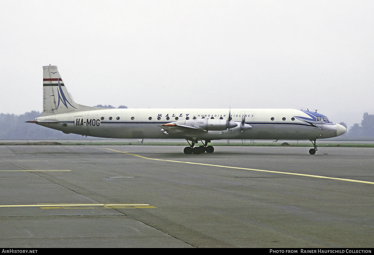 Aircraft Photo of HA-MOG | Ilyushin Il-18V | Malév - Hungarian Airlines | AirHistory.net #530906