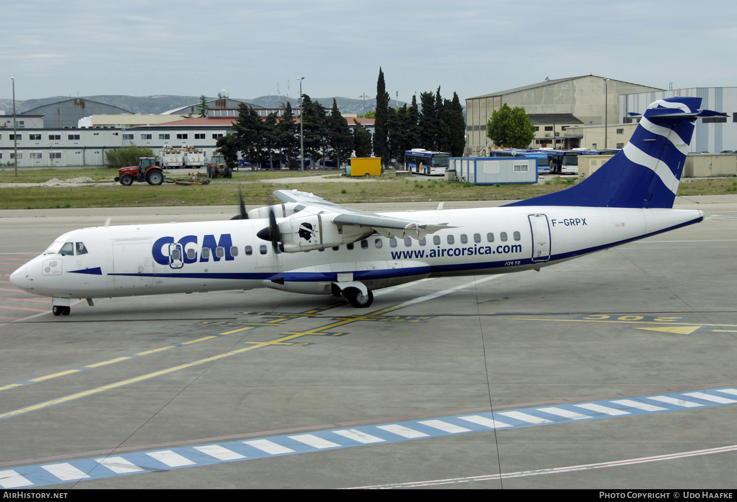 Aircraft Photo of F-GRPX | ATR ATR-72-500 (ATR-72-212A) | CCM Airlines - Compagnie Corse Méditerranée | AirHistory.net #530933