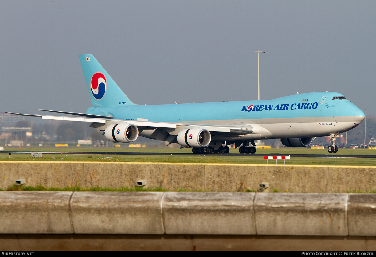 Aircraft Photo of HL7639 | Boeing 747-8B5F/SCD | Korean Air Cargo | AirHistory.net #530952