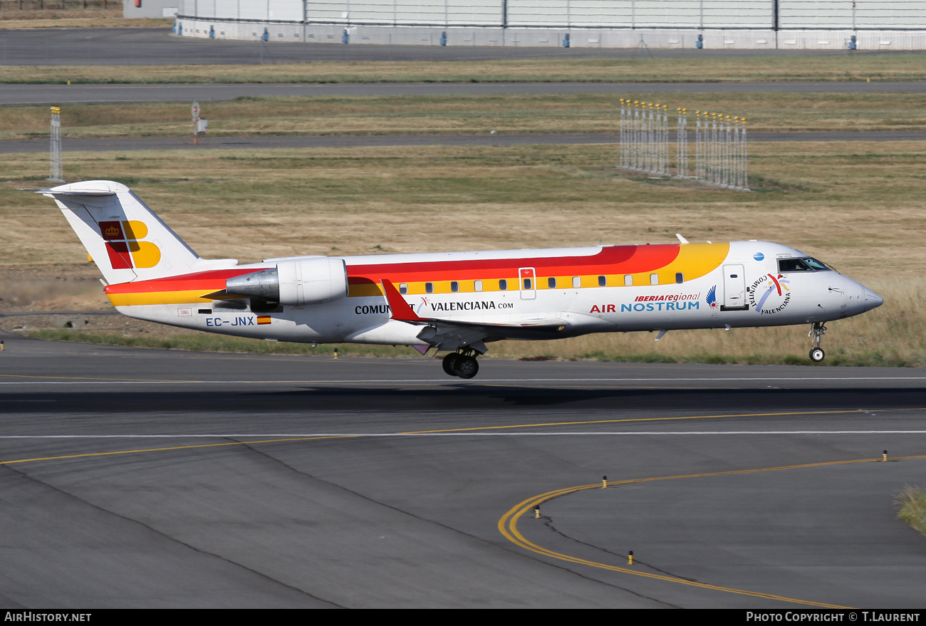 Aircraft Photo of EC-JNX | Bombardier CRJ-200ER (CL-600-2B19) | Iberia Regional | AirHistory.net #530955