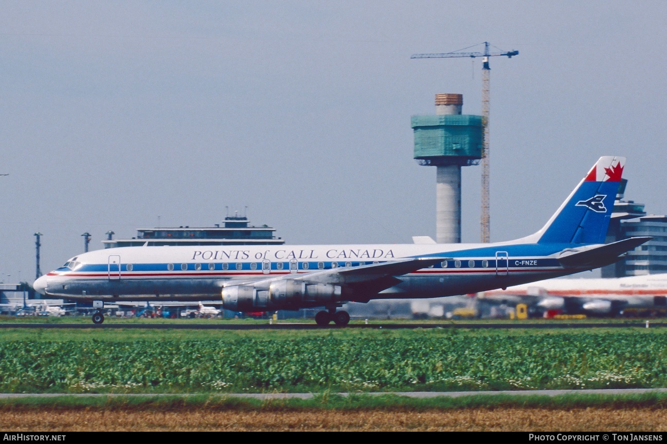 Aircraft Photo of C-FNZE | McDonnell Douglas DC-8-52 | Points of Call Canada | AirHistory.net #530971