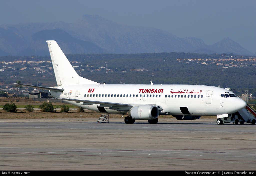 Aircraft Photo of EC-IFV | Boeing 737-33A | Tunisair | AirHistory.net #530994