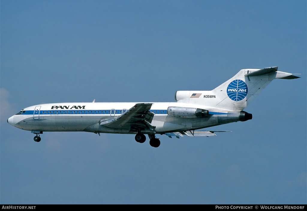 Aircraft Photo of N356PA | Boeing 727-21 | Pan American World Airways - Pan Am | AirHistory.net #531008