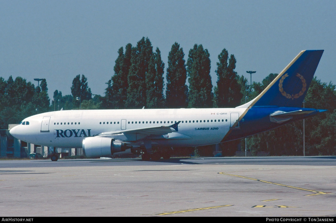 Aircraft Photo of C-GRYI | Airbus A310-304 | Royal Airlines | AirHistory.net #531039