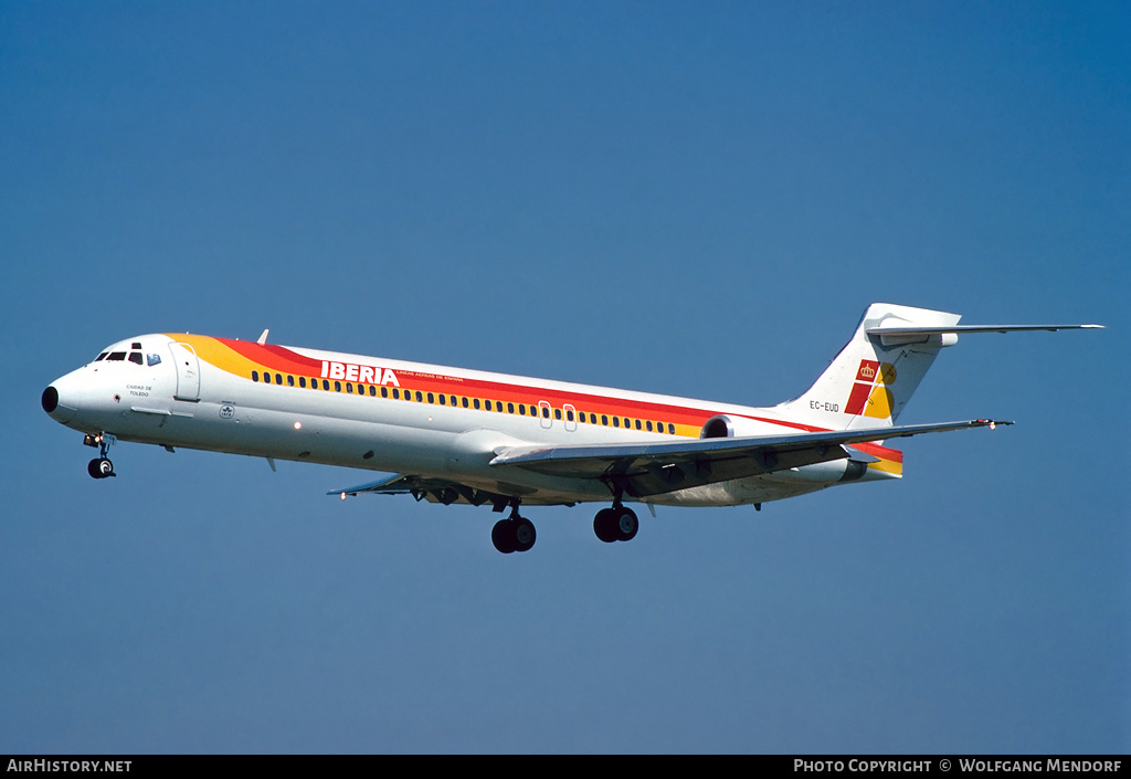 Aircraft Photo of EC-EUD | McDonnell Douglas MD-87 (DC-9-87) | Iberia | AirHistory.net #531043