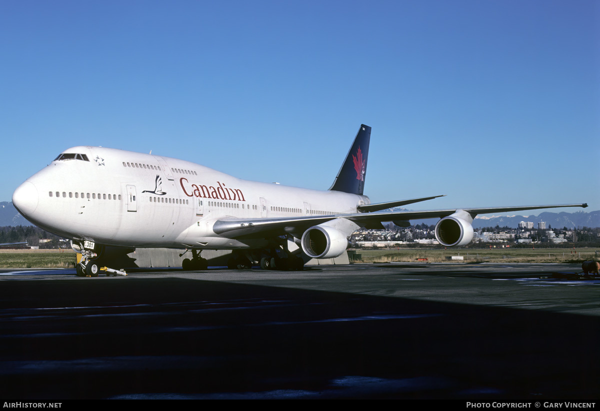 Aircraft Photo of C-GMWW | Boeing 747-475 | Canadian Airlines | AirHistory.net #531044