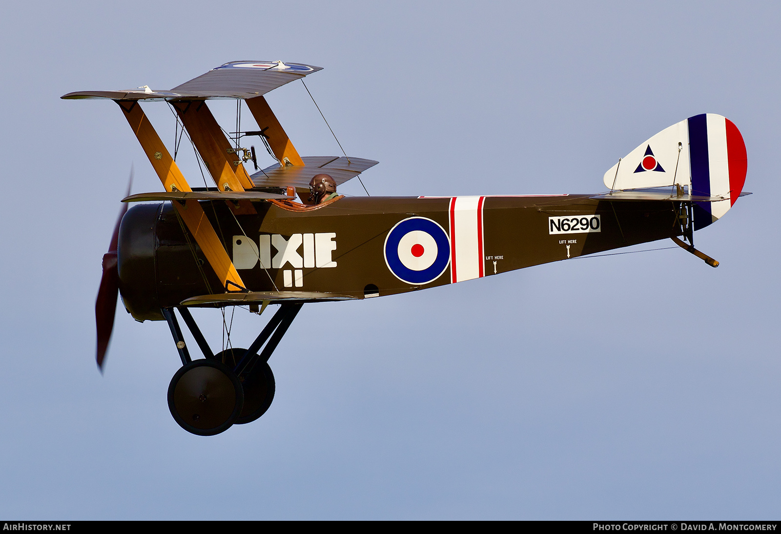 Aircraft Photo of G-BOCK / N6290 | Sopwith Triplane (replica) | UK - Air Force | AirHistory.net #531051