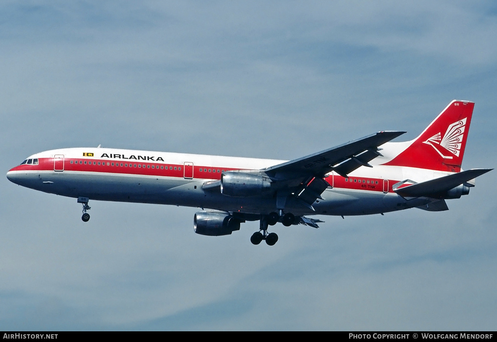 Aircraft Photo of 4R-TNK | Lockheed L-1011-385-1-15 TriStar 100 | AirLanka | AirHistory.net #531054